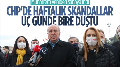 M­u­h­a­r­r­e­m­ ­İ­n­c­e­:­ ­C­H­P­ ­h­a­f­t­a­l­ı­k­ ­s­k­a­n­d­a­l­l­a­r­ı­n­ı­ ­ü­ç­ ­g­ü­n­d­e­ ­b­i­r­e­ ­d­ü­ş­ü­r­d­ü­